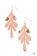 Load image into Gallery viewer, A Frond Farewell Rose Gold Earrings
