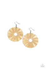 Load image into Gallery viewer, Fan The Breeze Brown Earrings
