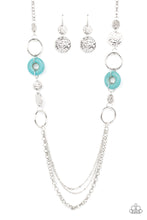 Load image into Gallery viewer, Grounded Glamour Blue Necklace
