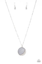 Load image into Gallery viewer, Oceanic Eclipse Silver Necklace
