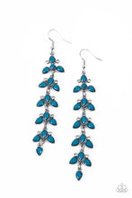 Load image into Gallery viewer, Fanciful Foliage - Blue - Earring
