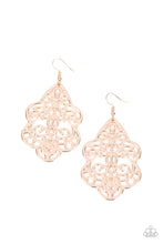 Load image into Gallery viewer, Festive Foliage - Rose Gold - Earring
