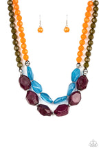 Load image into Gallery viewer, Tropical Trove Purple Necklace
