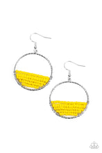 Load image into Gallery viewer, Head Over Horizons Yellow Earrings
