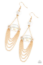 Load image into Gallery viewer, Ethereally Extravagant Gold Earrings
