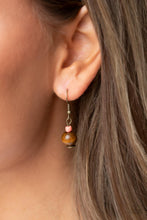 Load image into Gallery viewer, Knotted Keepsake Orange Earrings
