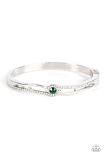 Load image into Gallery viewer, Top Shelf Shimmer Green Bangle Bracelet
