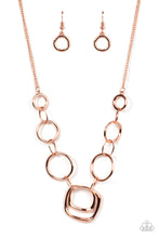 Load image into Gallery viewer, Linked Up Luminosity - Copper - Necklace
