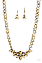 Load image into Gallery viewer, Come at Me - Brass - Necklace
