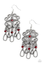 Load image into Gallery viewer, Majestic Makeover - Red - Earring
