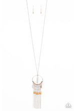 Load image into Gallery viewer, Dancing Dreamcatcher - Orange - Necklace
