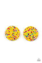 Load image into Gallery viewer, Kaleidoscope Sky Yellow Earrings
