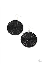 Load image into Gallery viewer, Caribbean Cymbal - Black - Earring
