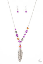 Load image into Gallery viewer, Watch Me Fly - Purple - Necklace
