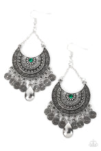 Load image into Gallery viewer, Lunar Allure - Green - Earrings
