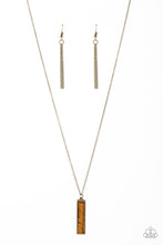 Load image into Gallery viewer, Set in GEMSTONE - Brass - Necklace
