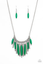 Load image into Gallery viewer, Bohemian Breeze - Green - Necklace
