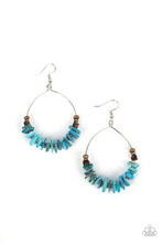 Load image into Gallery viewer, Hawaiian Kiss - Blue - Earring
