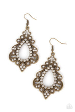 Load image into Gallery viewer, Fit for a DIVA - Brass - Earrings
