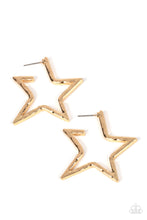 Load image into Gallery viewer, All-Star Attitude - Gold - Earring
