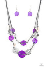 Load image into Gallery viewer, Barefoot Beaches - Purple - Necklace
