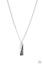 Load image into Gallery viewer, Tag Along Silver Necklace
