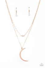 Load image into Gallery viewer, Modern Moonbeam - Rose Gold - Necklace
