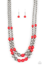 Load image into Gallery viewer, Country Road Trip - Red - Necklace
