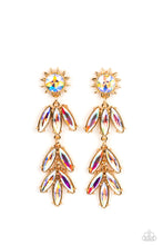 Load image into Gallery viewer, Space Age Sparkle Gold Earring
