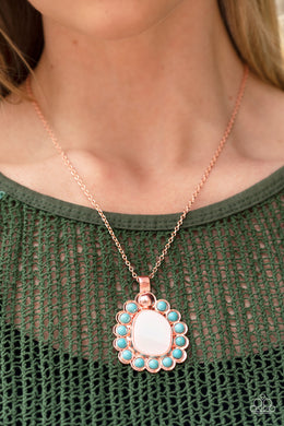 Sahara Sea Copper Necklace - Paparazzi