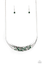 Load image into Gallery viewer, Bejeweled Baroness - Green - Necklace
