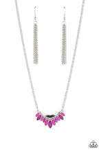 Load image into Gallery viewer, Flash of Fringe - Pink - Necklace
