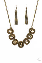 Load image into Gallery viewer, Iced Iron - Brass - Necklace
