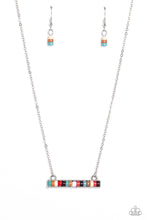 Load image into Gallery viewer, Barred Bohemian - Multi - Necklace
