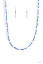 Load image into Gallery viewer, Beaded Blitz - Blue - Necklace
