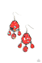 Load image into Gallery viewer, Organic Optimism - Red - Earring
