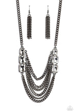 Load image into Gallery viewer, Come CHAIN or Shine - Black - Necklace
