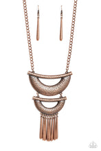 Load image into Gallery viewer, Fringe Festival - Copper - Necklace
