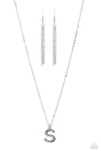 Load image into Gallery viewer, Leave Your Initials - Silver - S - Necklace
