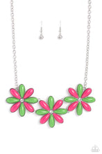 Load image into Gallery viewer, Bodacious Bouquet - Green - Necklace
