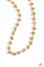 Load image into Gallery viewer, Knotted Kickoff - Gold - Necklace
