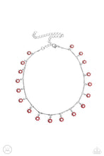 Load image into Gallery viewer, Delicate Display - Red - Necklace
