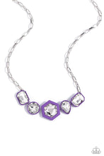 Load image into Gallery viewer, Evolving Elegance - Purple - Necklace
