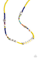 Load image into Gallery viewer, Happy to See You - Yellow - Necklace
