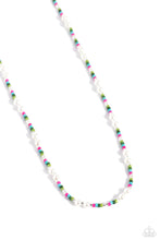 Load image into Gallery viewer, Colorblock Charm - Green - Necklace
