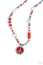 Load image into Gallery viewer, Pearly Possession - Red - Necklace
