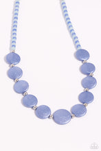 Load image into Gallery viewer, Scratched Showtime - Blue - Necklace
