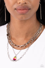 Load image into Gallery viewer, Teardrop Tiers - Multi - Necklace
