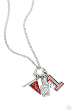 Load image into Gallery viewer, Cheering Section - Red - Necklace
