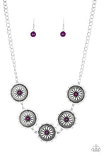 Load image into Gallery viewer, Me-dallions, Myself, and I - Purple - Necklace
